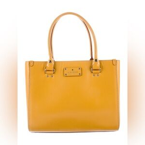 Kate Spade Mustard Yellow Tote Bag